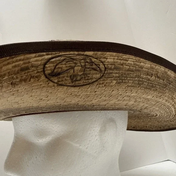Resistol Duck Commander Straw Cowboy Hat S Genuine Mexican Palm Western USA Made - Picture 2 of 16